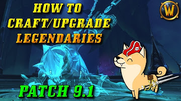 How to UPGRADE and CRAFT Legendaries to Ranks 5 and 6! (Legendary Crafting Guide Shadowlands 9.1)