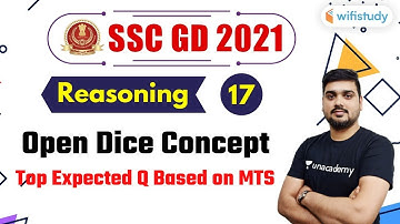 6:00 PM - SSC GD 2021 | Reasoning by Hitesh Mishra | Open Dice Concept & Top Expected Ques.