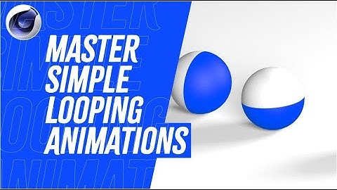 Master Simple Looping Animations in Cinema 4D - Beginner Tutorial