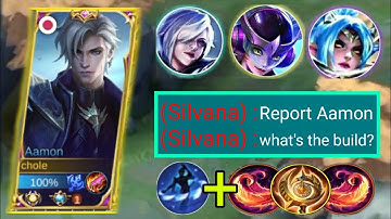 WTF DAMAGE !!! | BEST BUILD AAMON 2022 FOR ONESHOT IS HERE !! - MLBB