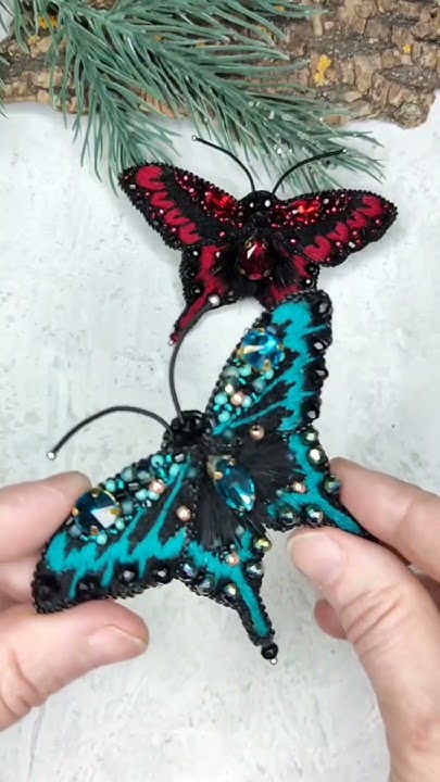 🦋 Бабочки любых цветов по моему мастер-классу (ссылка в описании и в ...
