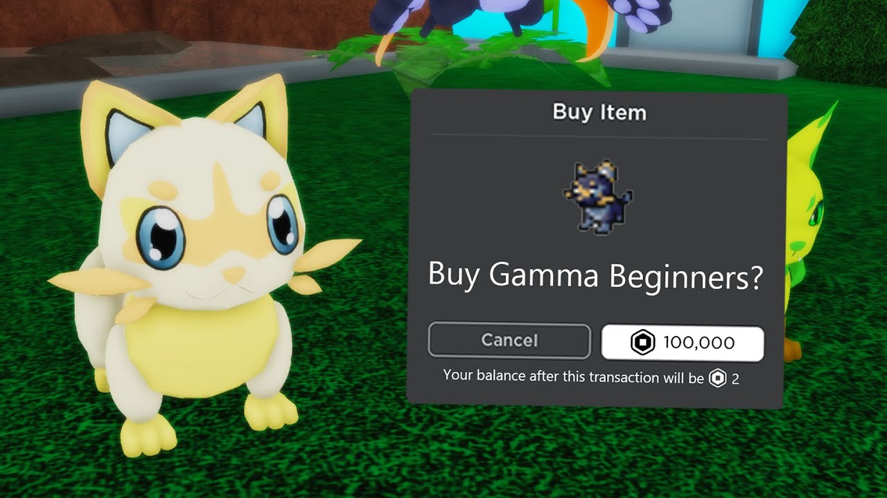 Spending 100k Robux on Gamma Starters in Loomian Legacy! 