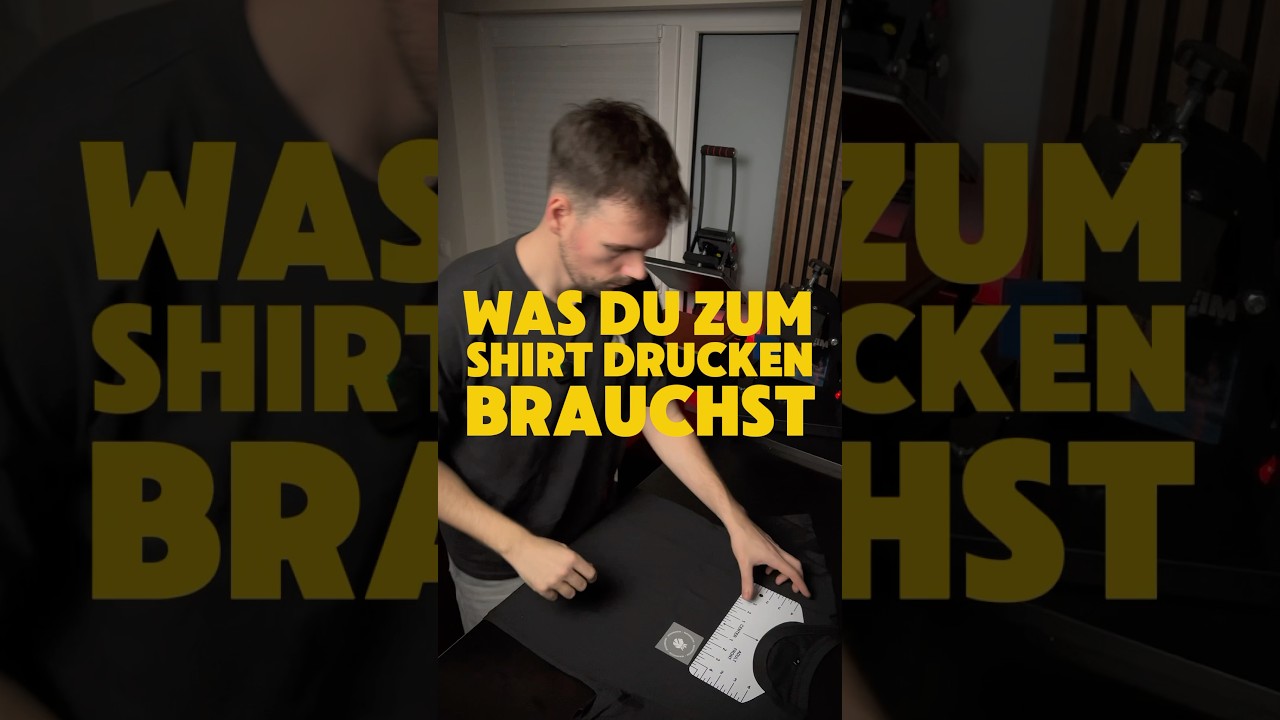 3 Dinge, die du für T-Shirt-Druck brauchst!  