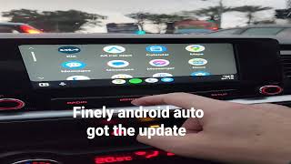 finely the new update for Android auto let you have split screen