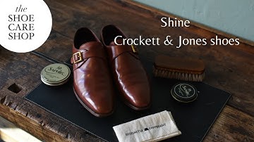How to: shine Crockett & Jones shoes | Saphir Médaille d
