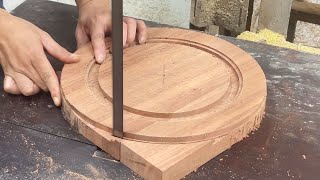 A Perfect Handmade Wooden Clock Design // Make A Wall Clock With A Fancy And Luxurious Design