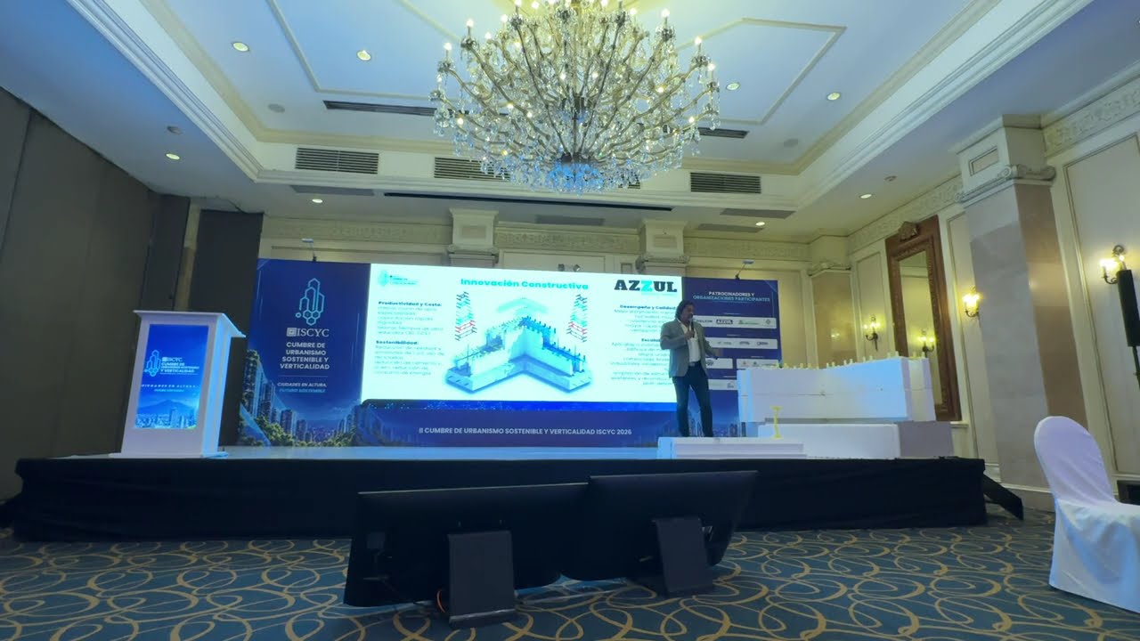 Conferencia AZZUL ISCYC 2026 - Ponencia sobre Innovación en Sistemas Constructivos ICF