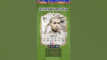 91 Base Icon Henry Review 🇫🇷⚪️ Is He Still That Guy In FC26? #Shorts #FC26 #Henry #PlayerReview