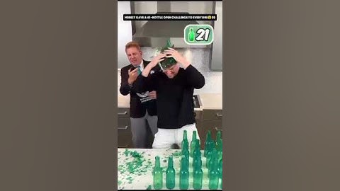 Bottle Head Smashing World Record Attempt!😱 #mrbeast #bottle #worldrecord #shorts #viralvideo