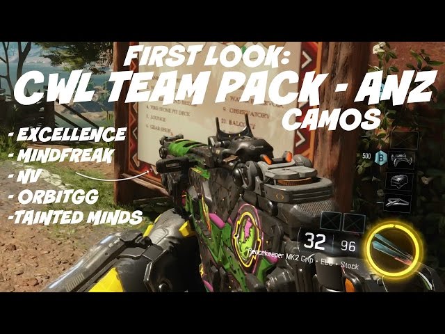 CWL Team Pack - Australia / New Zealand (ANZ) Camos First Look