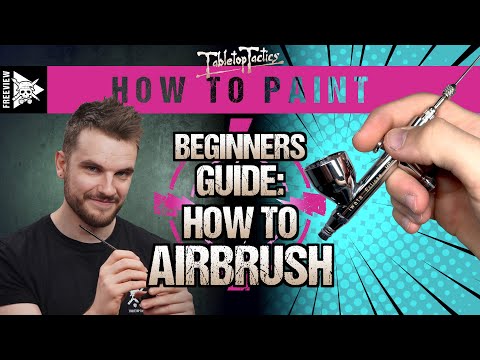 How to Airbrush a model for the complete beginner. 