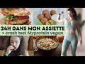 UNE JOURNEE DANS MON ASSIETTE + crash test Myprotein snack vegan | édition végétarienne image