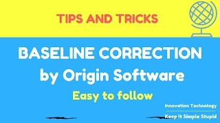 Baseline correction in origin 8