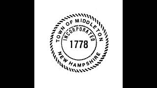 Middleton Select Board Meeting- 1 September 2026