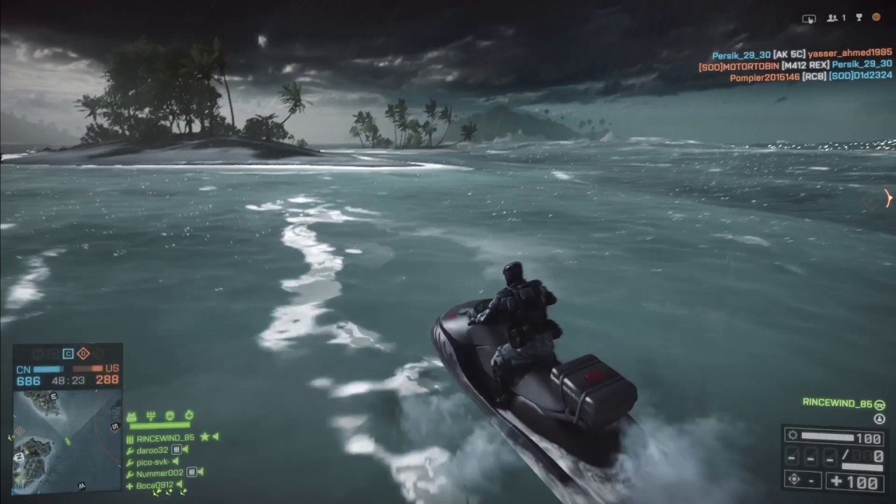 Battlefield 4 - Roadkill with Jetski