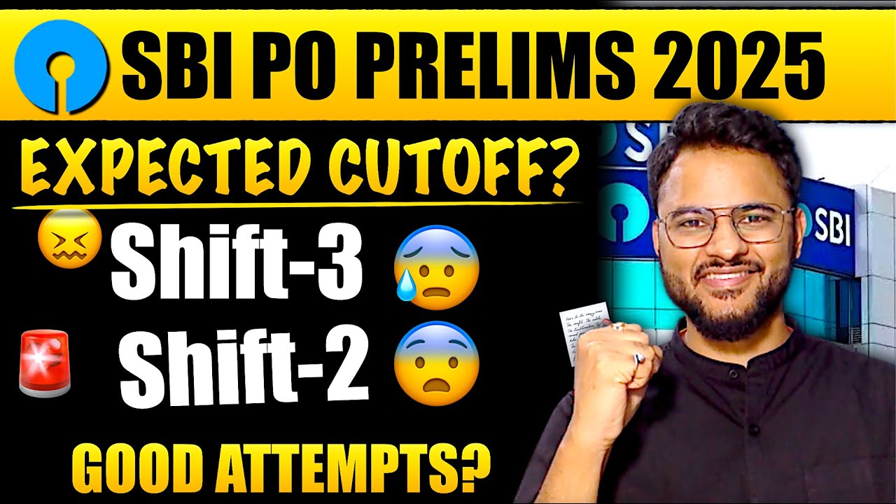 SBI PO Exam Analysis 2025 | Expected Cutoff | All Shift | SBI PO Pre Analysis