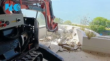 Demolition Robot HCR 170D The Perfect Fit for Construction Work.#demolitionrobots