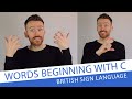 Words beginning with C | BSL for Early Learners, Key Stage 1 & 2 | British Sign Language