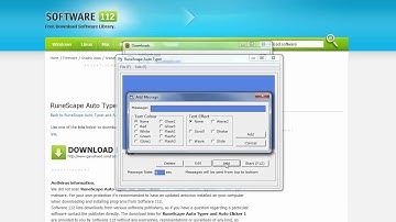 RuneScape Auto Typer and Auto Clicker - download, install and use