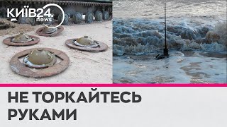 Протидесантні річкові міни: тисячі кілограмів тротилу плавають в Дніпрі та Чорному морі #блогпост