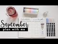 plan with me | september 2017 bullet journal setup