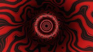 VJ LOOP NEON Red Black Tunnel Abstract Background Video Simple Lines Pattern 4k Screensaver