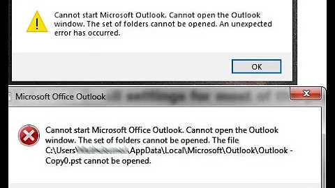 How to Fix the “Cannot start Microsoft Outlook. Cannot open the Outlook window” Error