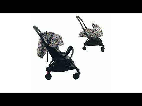 Люлька-блок для новонародженого до коляски Yoya / Йойа 165–175A+ та аналогам Чорна KT5000610, видео 1