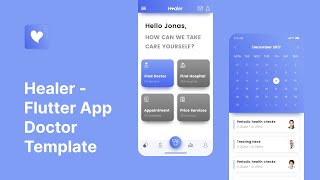 Healer - Flutter Native App Template screenshot 1