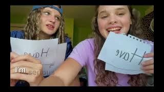 Sisters Play Never Have I Ever!*For the first time*