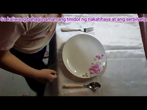 Video: Paano ang wastong paggamit ng kutsilyo, tinidor at kutsara