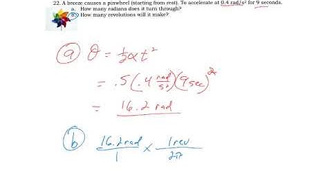 Angular Kinematics WS #22