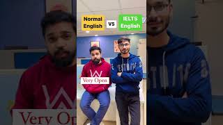 Normal English vs IELTS English  #studyabroad  #shorts screenshot 4