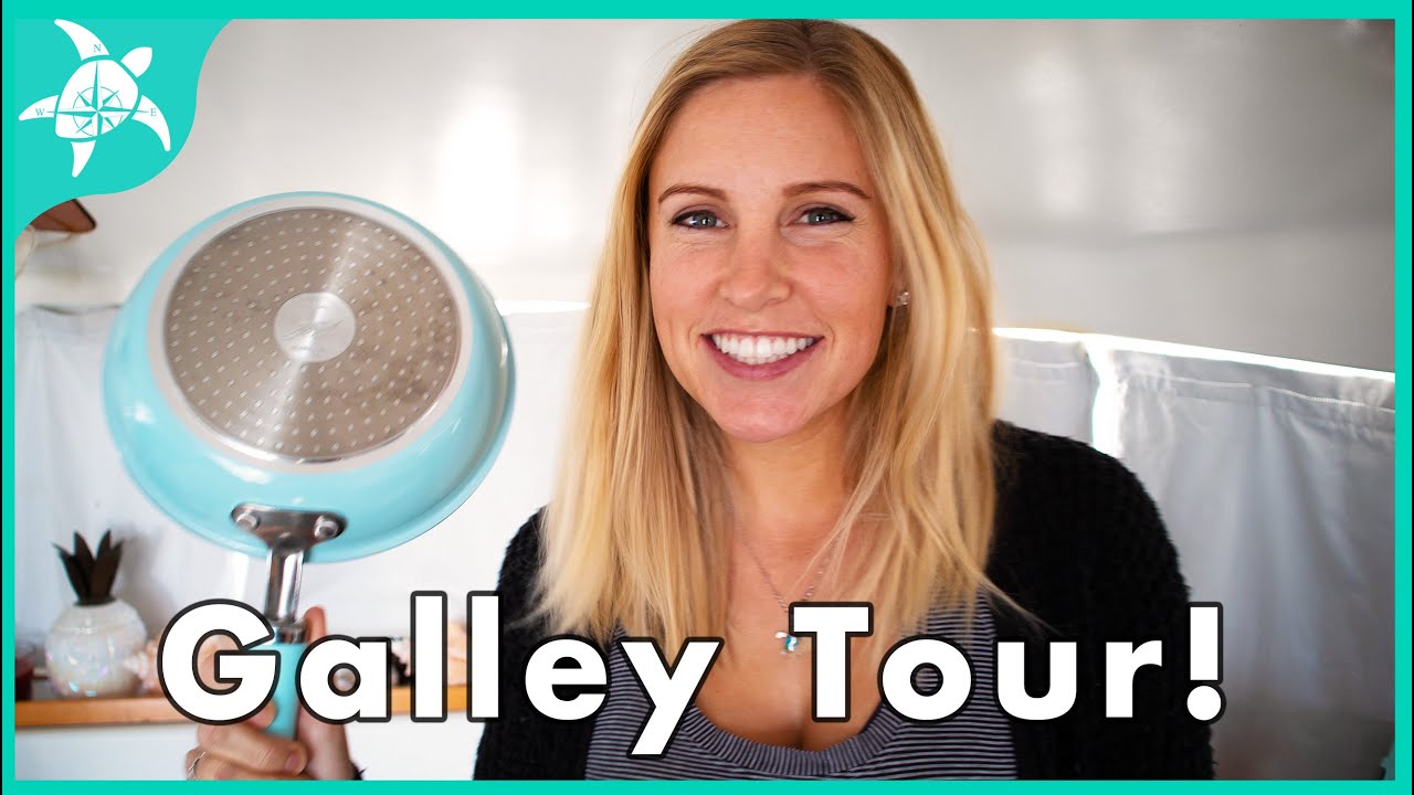 GALLEY UPGRADES – GAS to INDUCTION Stove & Galley TOUR!