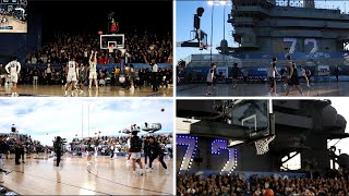 USS Abraham Lincoln hosts the 2022 ESPN Armed Forces Classic - Carrier Edition
