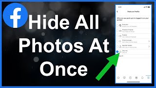 How To Hide All Facebook Photos - Only Me Setting