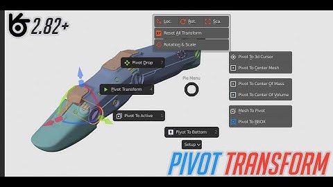 Pivot Transform ADDON BLENDER 2.83+