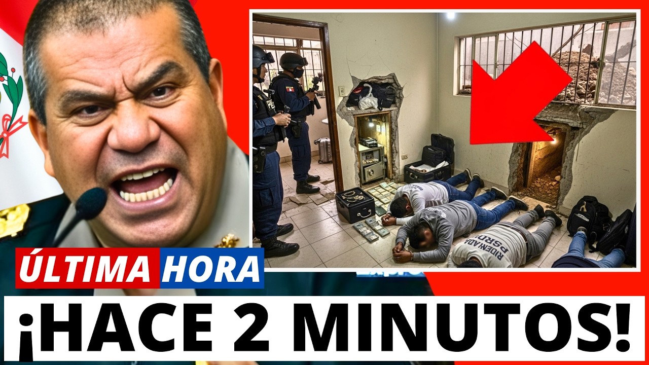 💥¡TÚNELES Y ESCONDITE SECRETO! PNP REVIENTA BASE DE BANDA QUE ROBABA CASAS DE LUJO