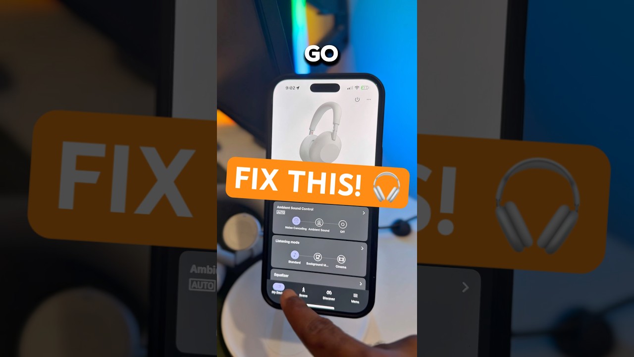 Fix THIS with the  Sony WH1000XM6s! 🎧 