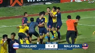 Thailand 1 -2 Malaysia (Highlight HD - Final AFF U15 Championship - 9/8/2019)