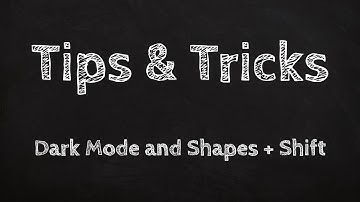 Microsoft Publisher Tips and Tricks - Dark Mode and Shapes + Shift