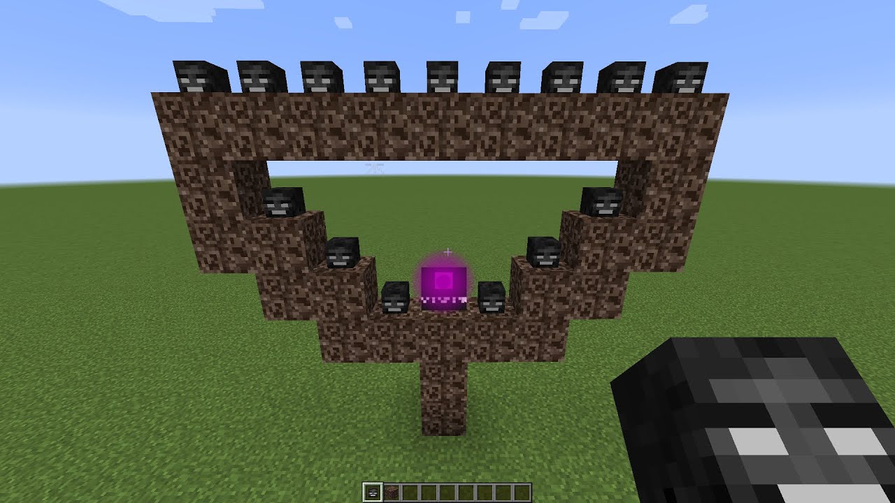 what if you create a ROUND WITHER STORM in MINECRAFT - YouTube