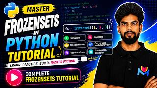 Frozensets and Its Methods in Python | Master Python Sets| Complete Python Tutorial