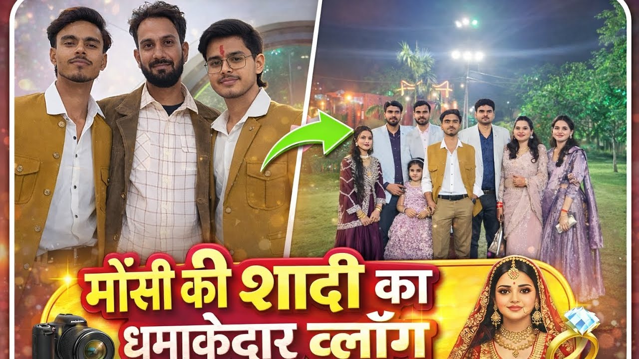 Mosi Ki Shaadi Ka Full Vlog 💒 | Indian Wedding Fun & Emotional Moments