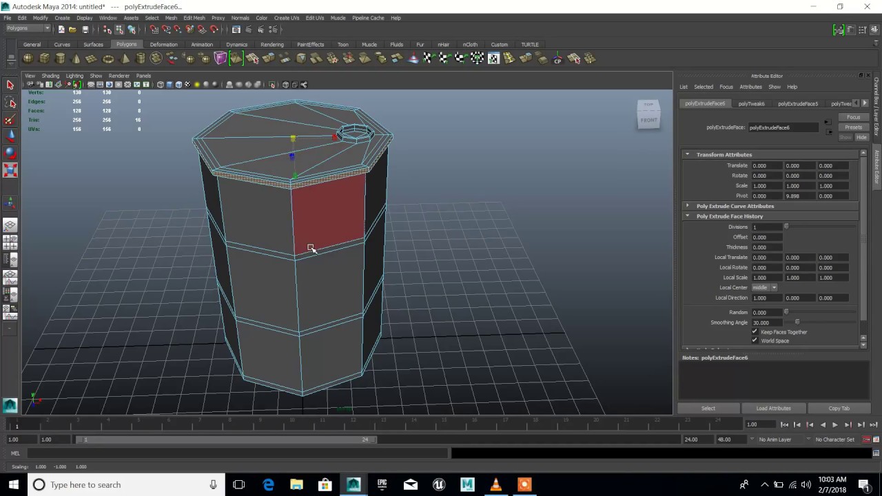 Shripal Misal How to Model and texture 3D Barrel in Maya Part 1 - YouTube