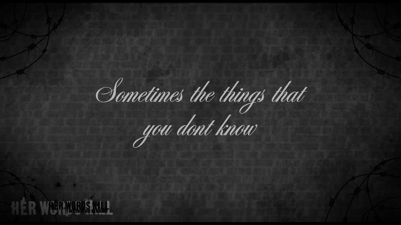 Art is red – Her Words Kill (Lyrics Video)