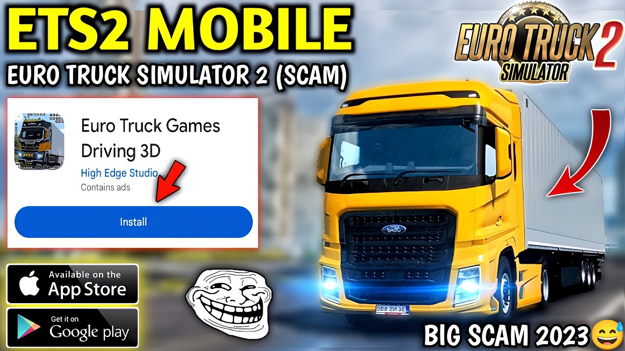 Euro Truck Simulator 2 Game 3D android iOS apk download for free