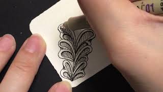 Inktober Zentangle 2022 Day 25 Kwazeela