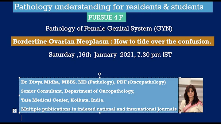 Pursue 4 F (Uploaded): Borderline Ovarian Neoplasm : How to tide over the confusion - DayDayNews