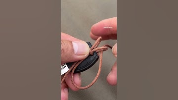 Simple and convenient paracord keychain!
